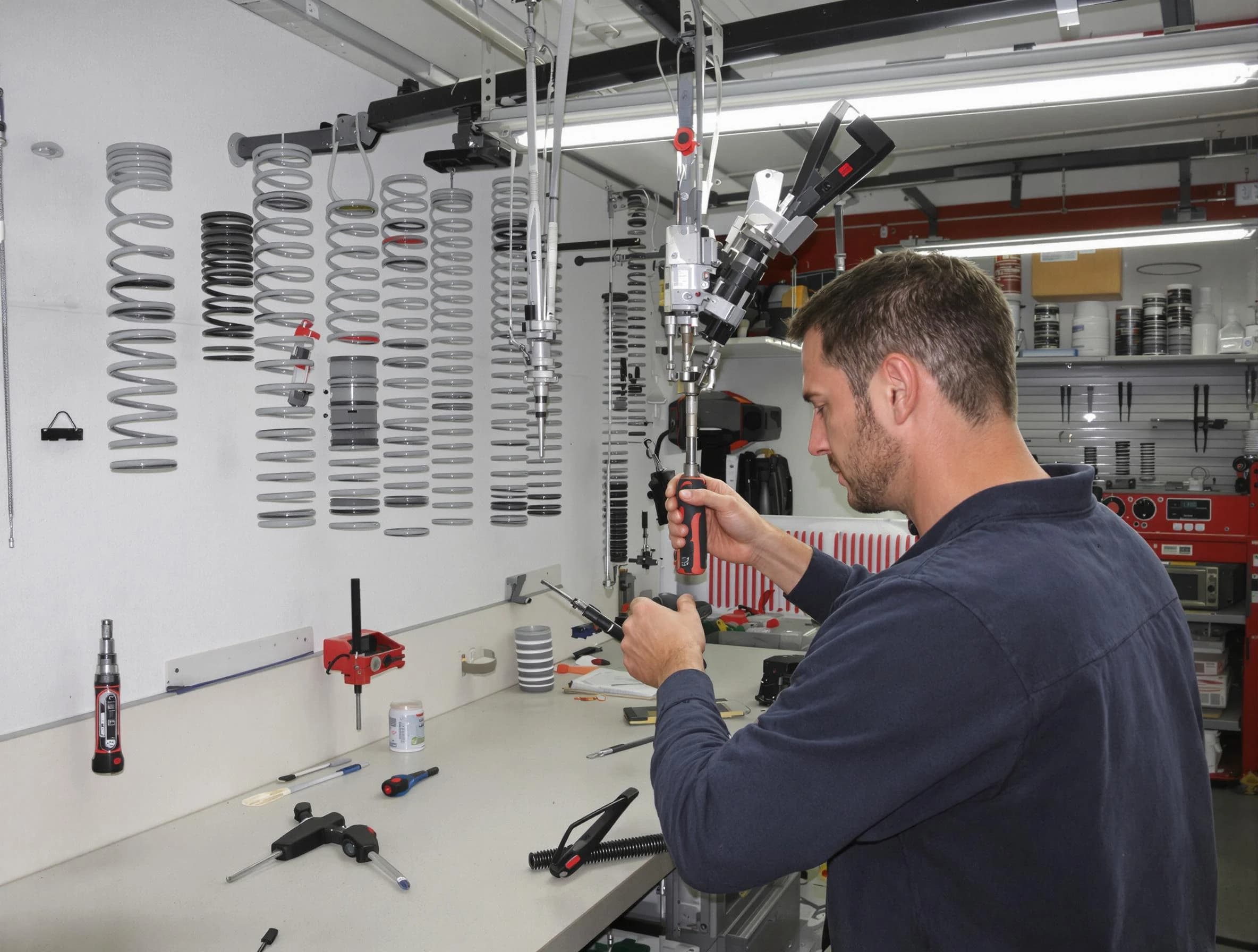 Arcadia Garage Door Repair safety certified technician performing precision spring replacement in Arcadia