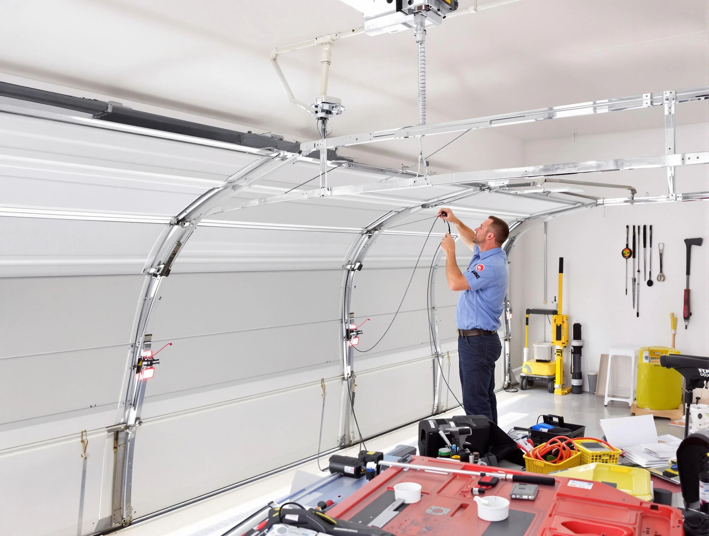 Garage door cable repair service by Arcadia Garage Door Repair in Arcadia