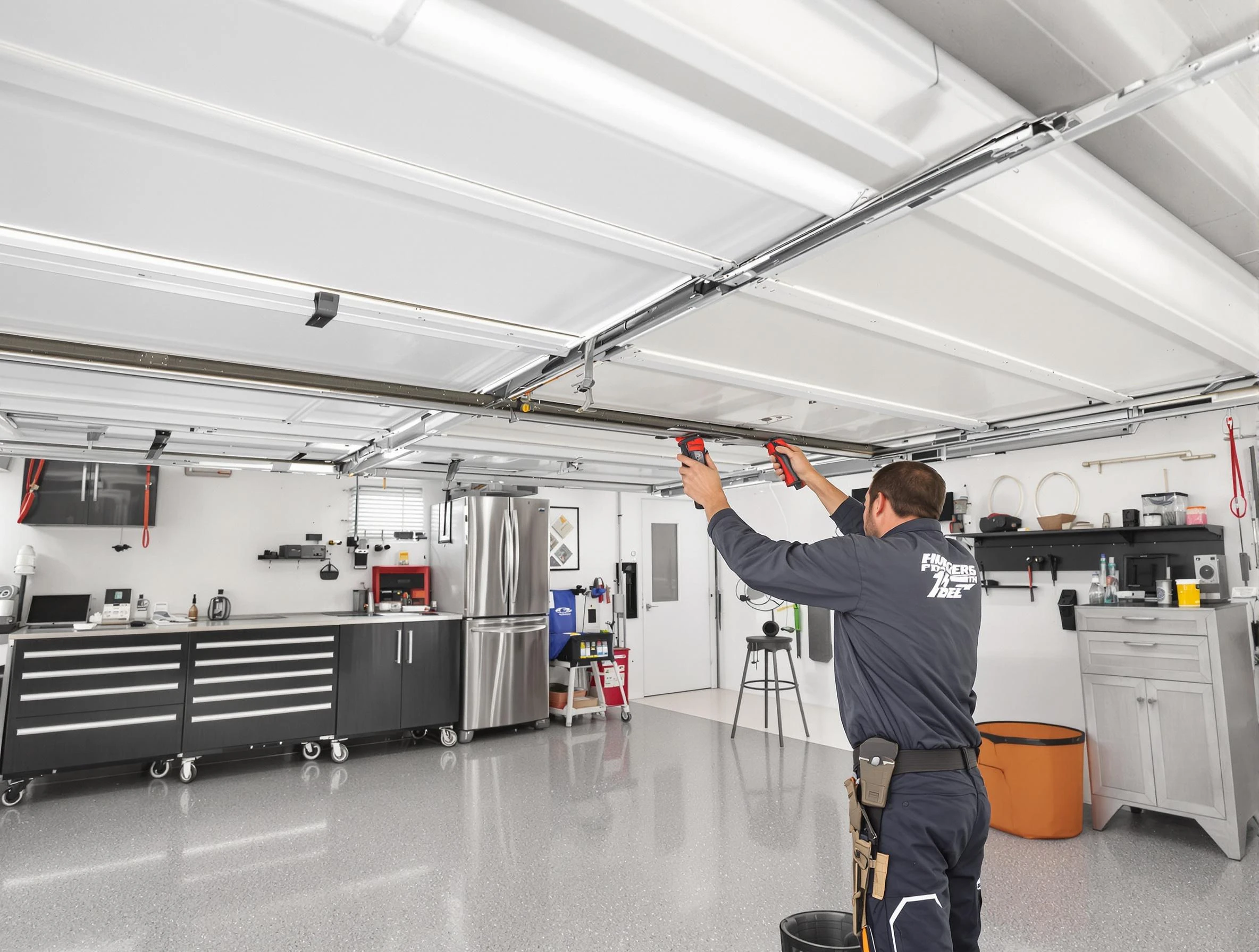 Overhead garage door repair service by Arcadia Garage Door Repair in Arcadia